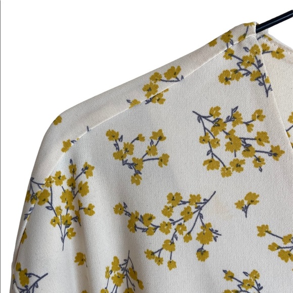 Floral Print Maxi Dress - Cream and Gold - Picture 5 of 6